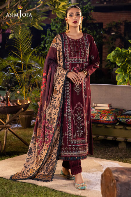Asim Jofa Ajw-20 Embroidered
