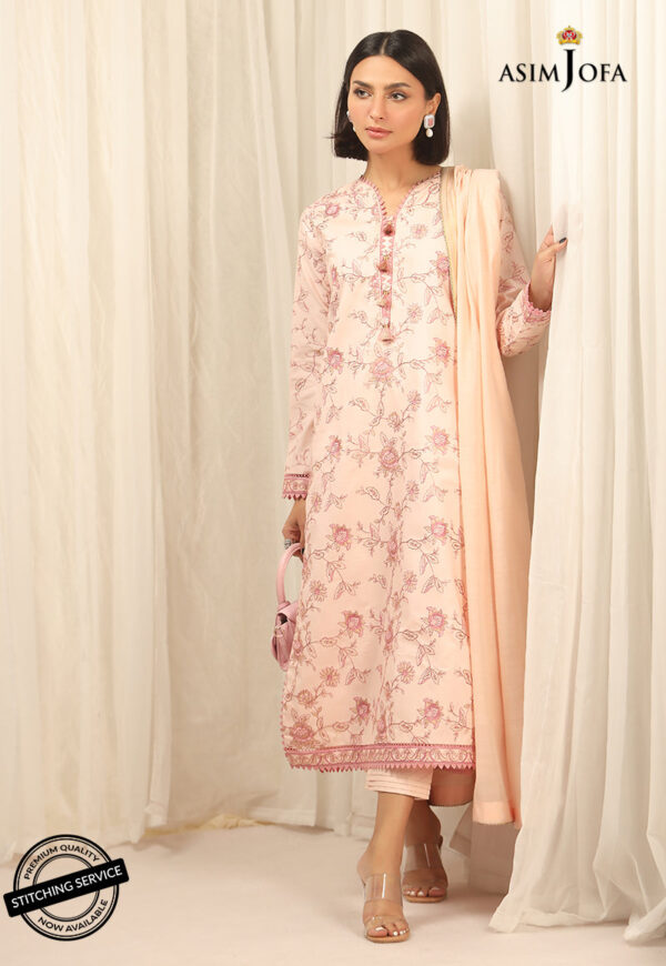 Asim Jofa Ajwe-07 Embroidered Cambric