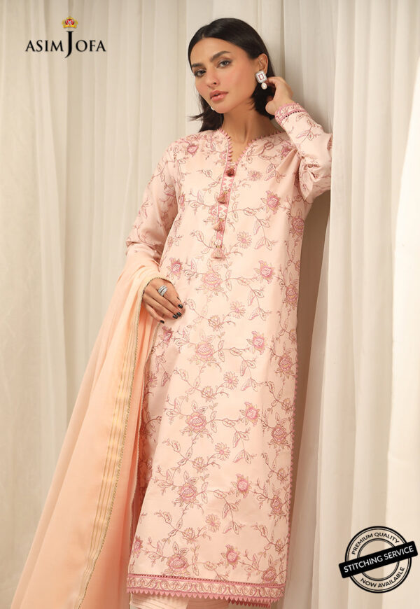 Asim Jofa Ajwe-07 Embroidered Cambric