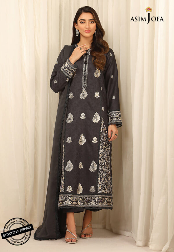Asim Jofa Ajwe-12 Embroidered Self-Jacquard