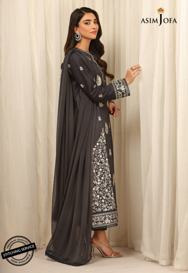 Asim Jofa Ajwe-12 Embroidered Self-Jacquard
