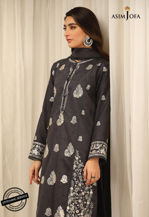 Asim Jofa Ajwe-12 Embroidered Self-Jacquard