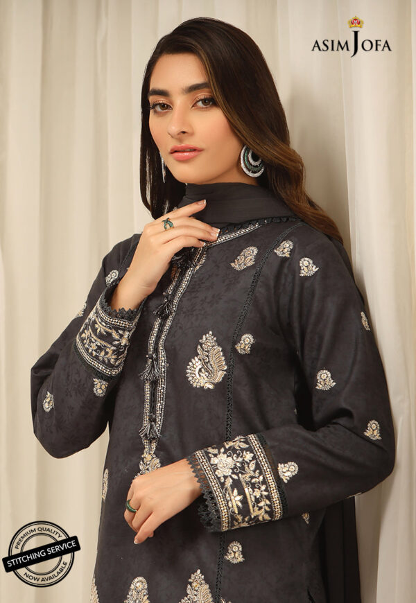 Asim Jofa Ajwe-12 Embroidered Self-Jacquard