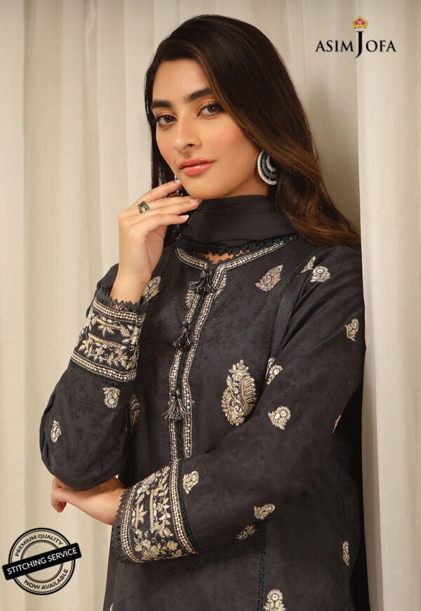 Asim Jofa Ajwe-12 Embroidered Self-Jacquard