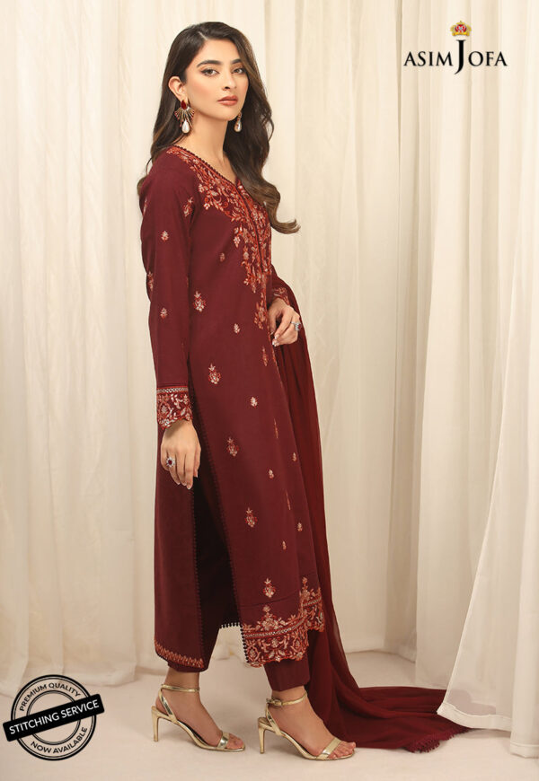 Asim Jofa Ajwe-14 Embroidered Self-Jacquard