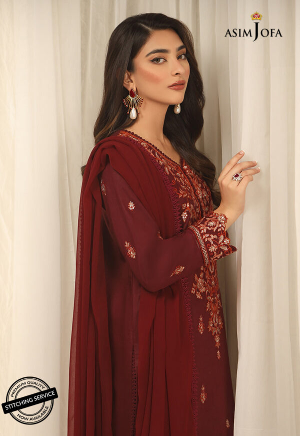 Asim Jofa Ajwe-14 Embroidered Self-Jacquard