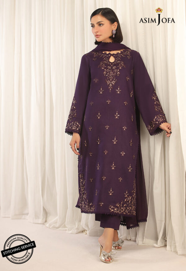 Asim Jofa Ajwe-17 Embroidered Cambric