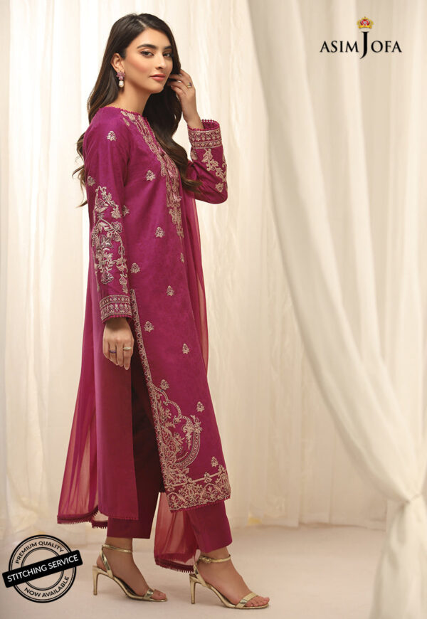 Asim Jofa Ajwe-19 Embroidered Self-Jacquard