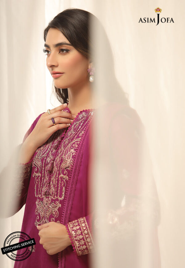 Asim Jofa Ajwe-19 Embroidered Self-Jacquard