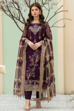 An By Badar Embroidery Alc 03 Gorlya Rang E Jahan