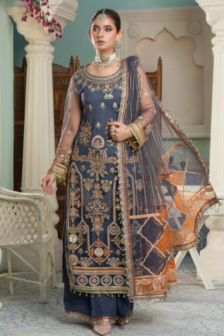 An By Badar Embroidery Alc 04 Hadia Rang E Jahan