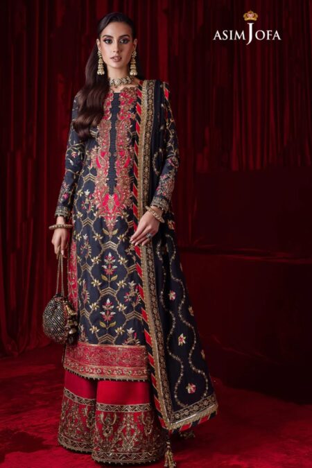 Asim Jofa Luxury Chiffon Ajbk 02 Bekhudi
