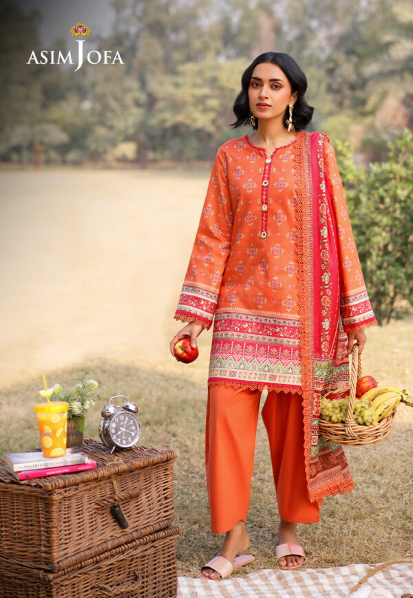 Asim Jofa Ajuub-08 Printed Lawn