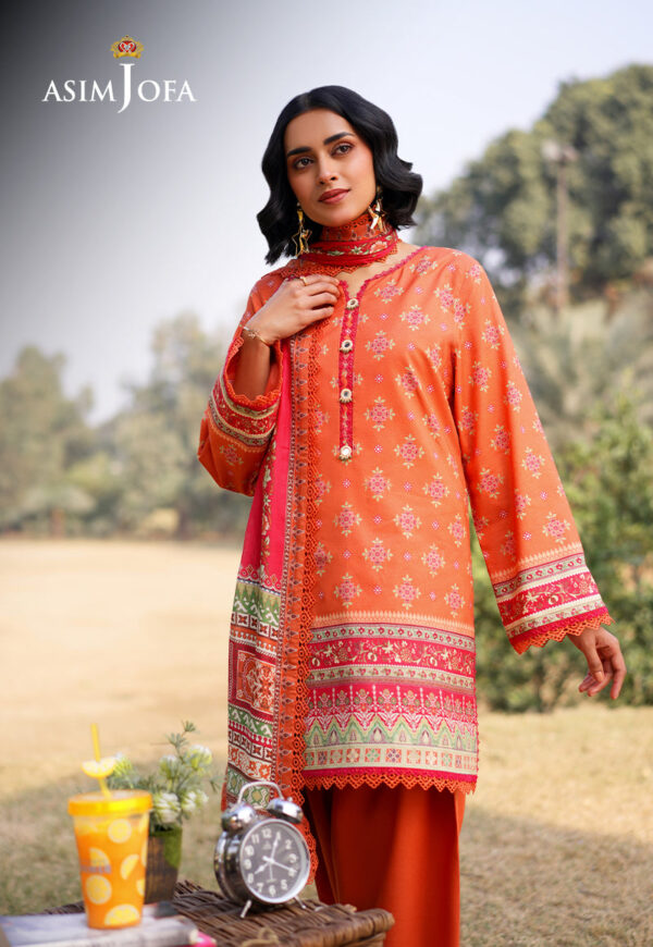Asim Jofa Ajuub-08 Printed Lawn