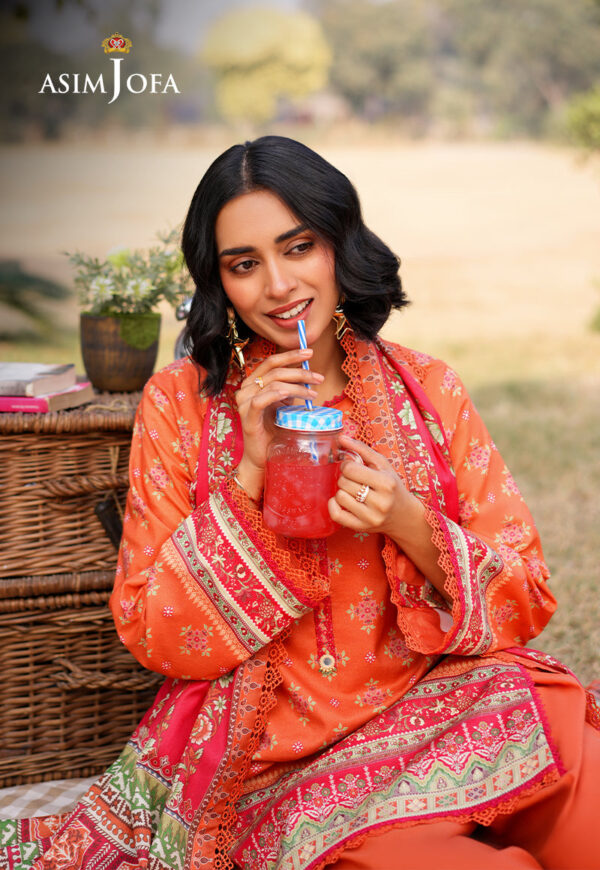 Asim Jofa Ajuub-08 Printed Lawn