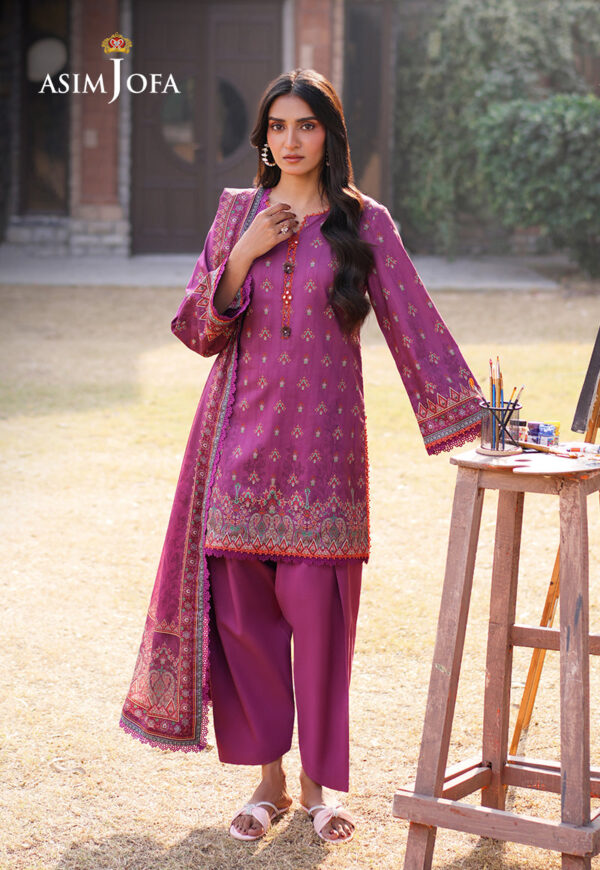 Asim Jofa Ajuub-12 Printed Lawn