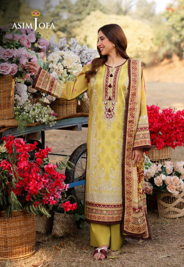 Asim Jofa Ajuub-02 Printed Lawn