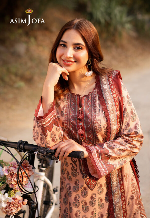 Asim Jofa Ajuub-18 Printed Lawn