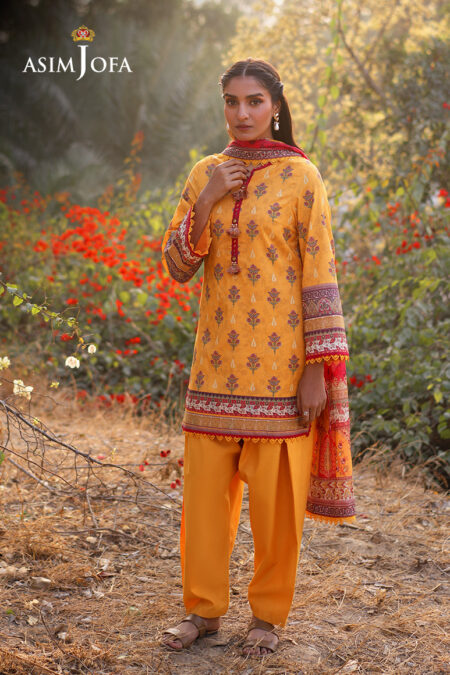 Asim Jofa Ajuub-06 Printed Lawn 