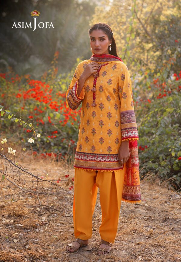 Asim Jofa Ajuub-06 Printed Lawn