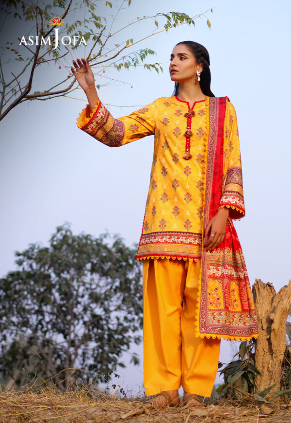 Asim Jofa Ajuub-06 Printed Lawn