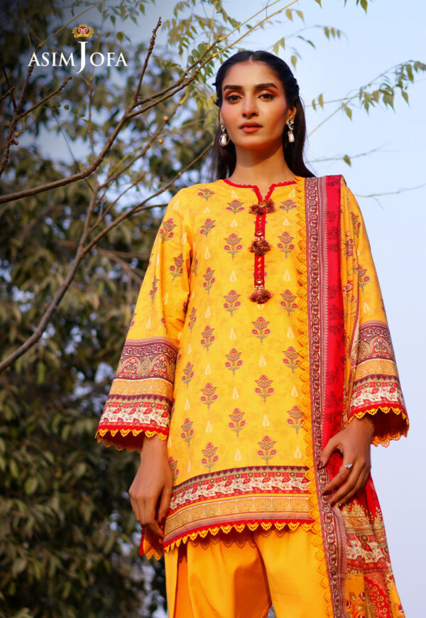 Asim Jofa Ajuub-06 Printed Lawn