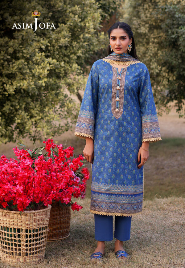 Asim Jofa Ajuub-03 Printed Lawn