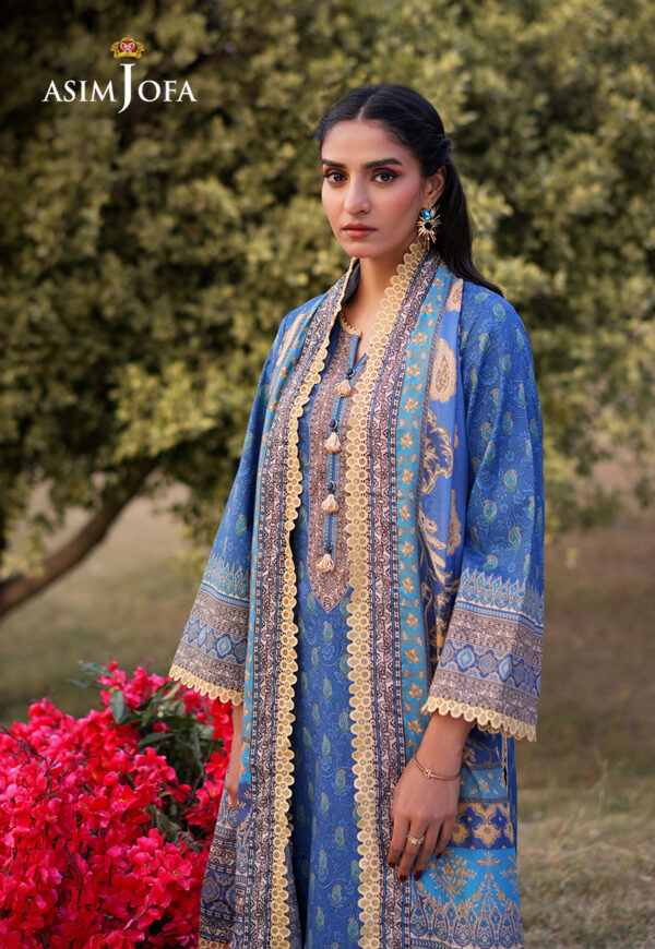 Asim Jofa Ajuub-03 Printed Lawn