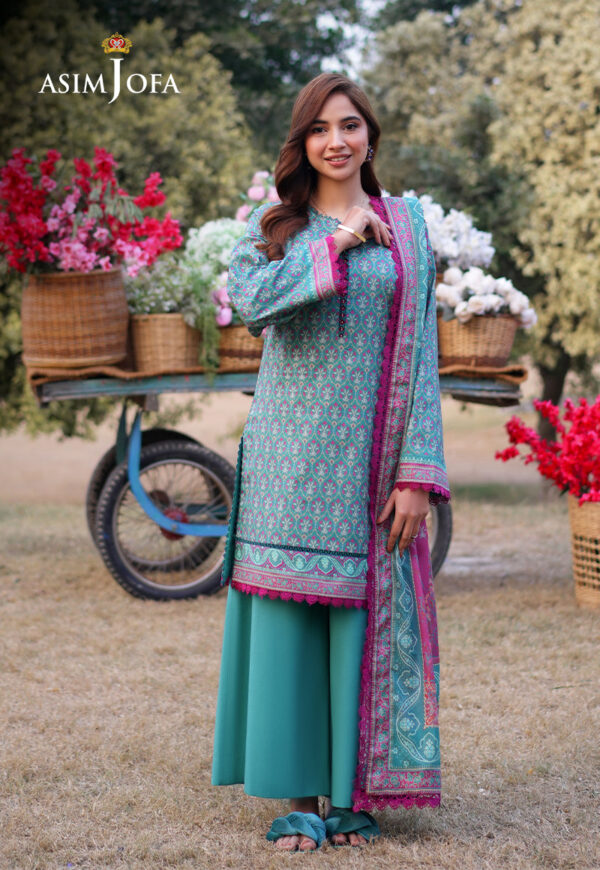 Asim Jofa Ajuub-17 Printed Lawn