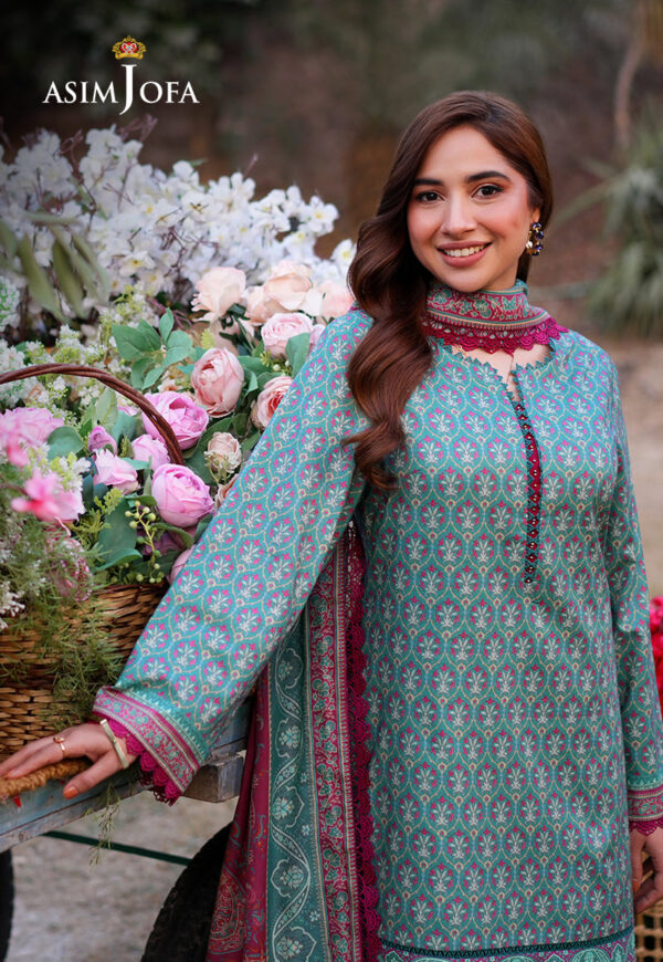 Asim Jofa Ajuub-17 Printed Lawn