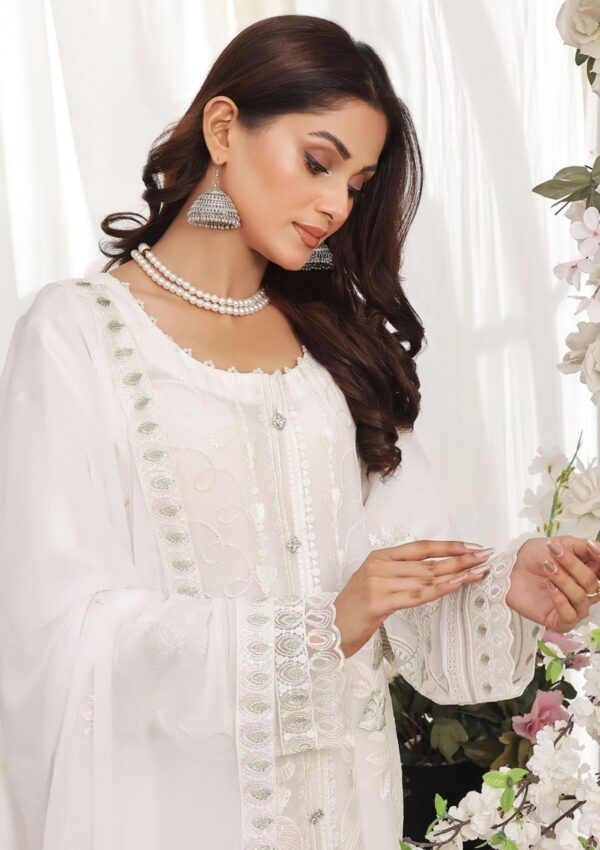 Dressline White Sona Chandi 24 Formal Collection - Image 3