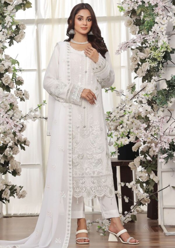 Dressline White Sona Chandi 24 Formal Collection