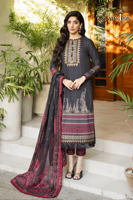 Asim Jofa Ajrp-32 Embroidered Cambric 