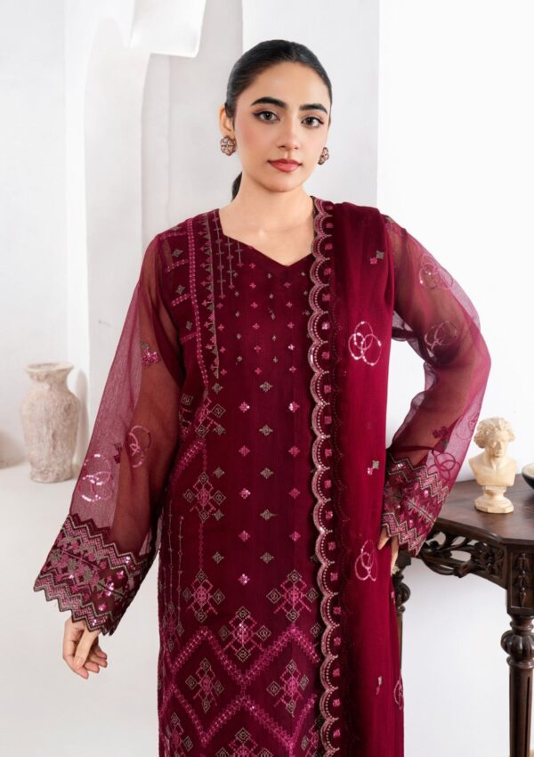 Fozia Khalid Frm25 02 Ruby Rang Mahal Eid Festive Pret Collection - Image 3