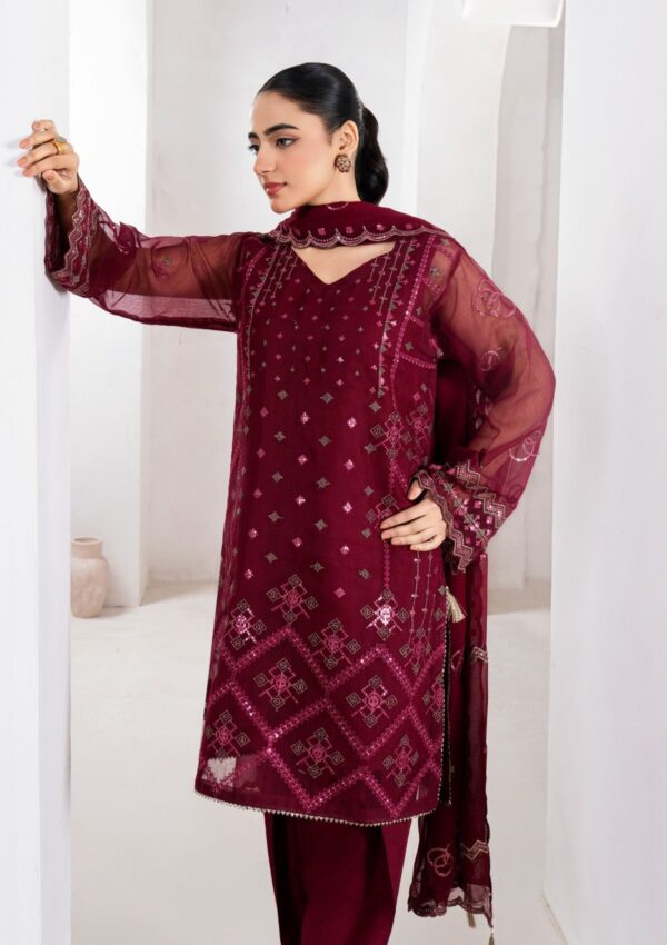 Fozia Khalid Frm25 02 Ruby Rang Mahal Eid Festive Pret Collection - Image 5