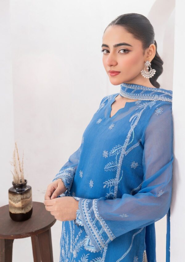 Fozia Khalid Frm25 08 Neelum Rang Mahal Eid Festive Pret Collection - Image 5