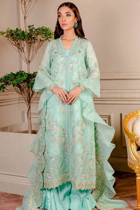 Fozia Khalid Vol 3 Tiffany Blue Lumieres Festive