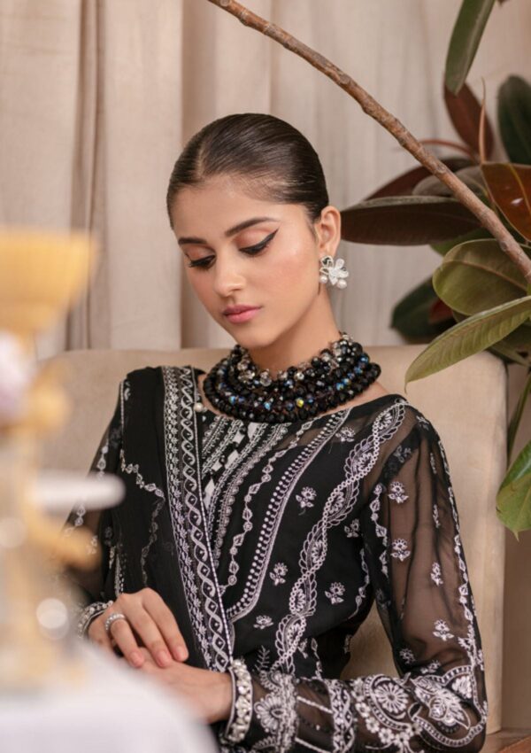 Gulaal Chiffon Uc 01 | Mahjabeen Embroidered