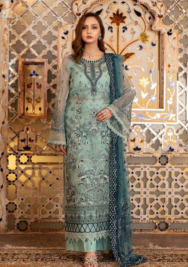 Janique Volume 4 Je24 036 Teal Jj Embellish