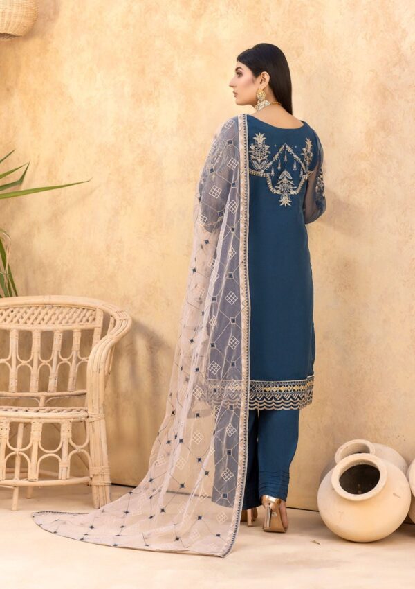 Jasper Jo 04 Blue Peal Organza