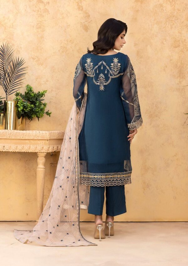 Jasper Jo 04 Blue Peal Organza