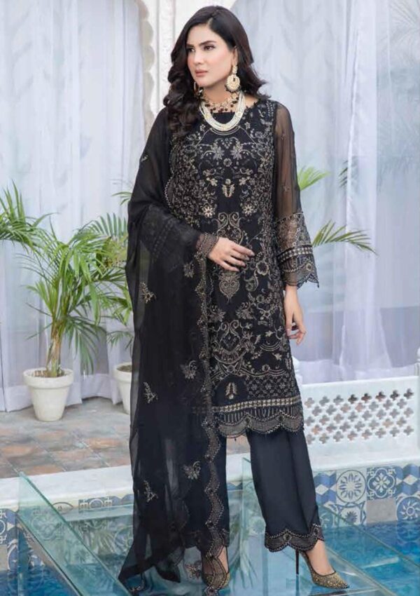 Jasper Unstitched Chiffon D 124 Sejal