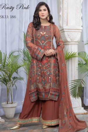 Jasper Unstitched Chiffon D 186 Sejal