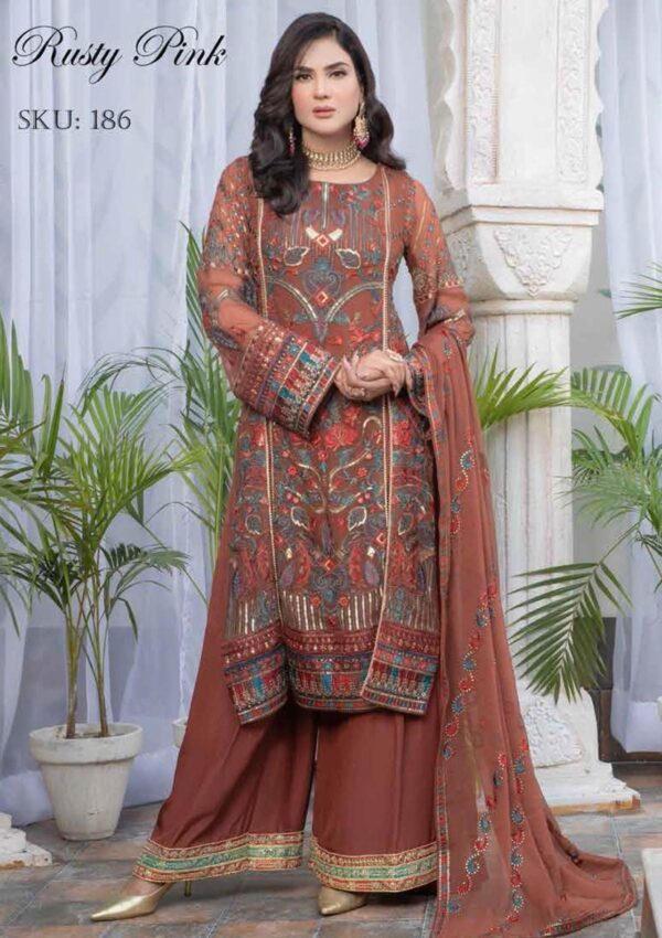 Jasper Unstitched Chiffon D 186 Sejal