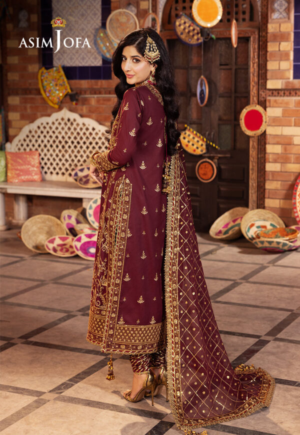 Asim Jofa Ajcd-09 Embroidered Twisted Silk