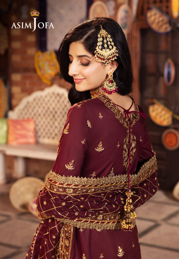 Asim Jofa Ajcd-09 Embroidered Twisted Silk