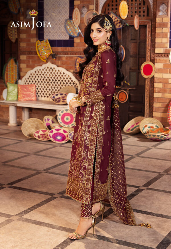 Asim Jofa Ajcd-09 Embroidered Twisted Silk