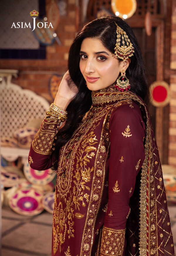 Asim Jofa Ajcd-09 Embroidered Twisted Silk