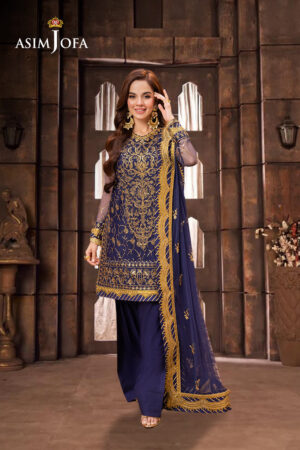 Asim Jofa Ajem-18 Embroidered