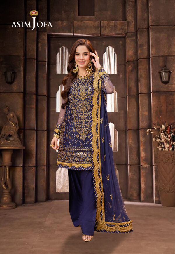 Asim Jofa Ajem-18 Embroidered